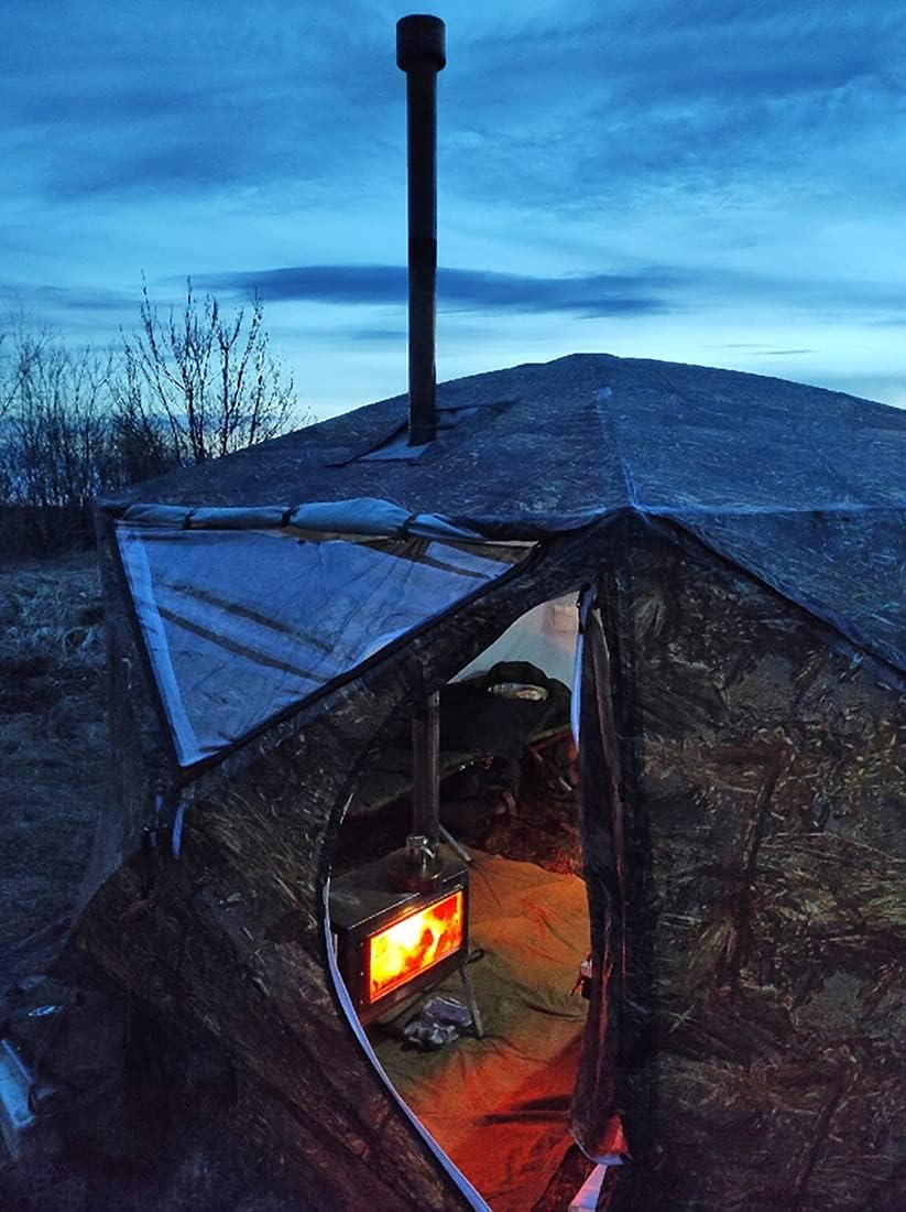 All Season Outfitter Wall Tent with Stove Jack Pentagon Big Horn Golfer