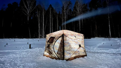 RBM Outdoors - All-Season Tent with Stove Jack "Cuboid 2.20". Best tent for 1-3 person - Big Horn Golfer