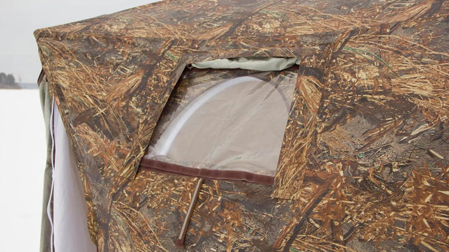 RBM Outdoors - All-Season Tent with Stove Jack "Cuboid 2.20". Best tent for 1-3 person - Big Horn Golfer