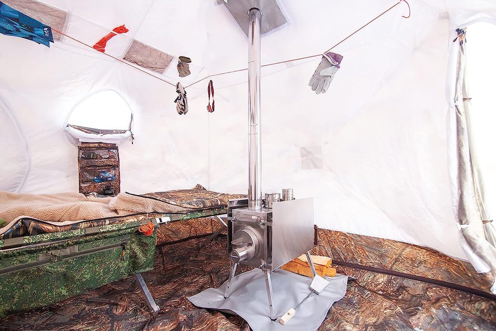 all season tent with stove All-Season Tent with Stove Jack "Cuboid 2.20" RBM Outdoors – Big Horn Golfer