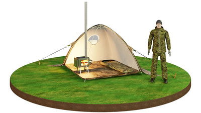 All-Season Tent with Stove Jack