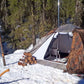 RBM Outdoors - All-Season Tent with Stove Jack "Sputnik-3". Best tent for 1- 3 person - Big Horn Golfer