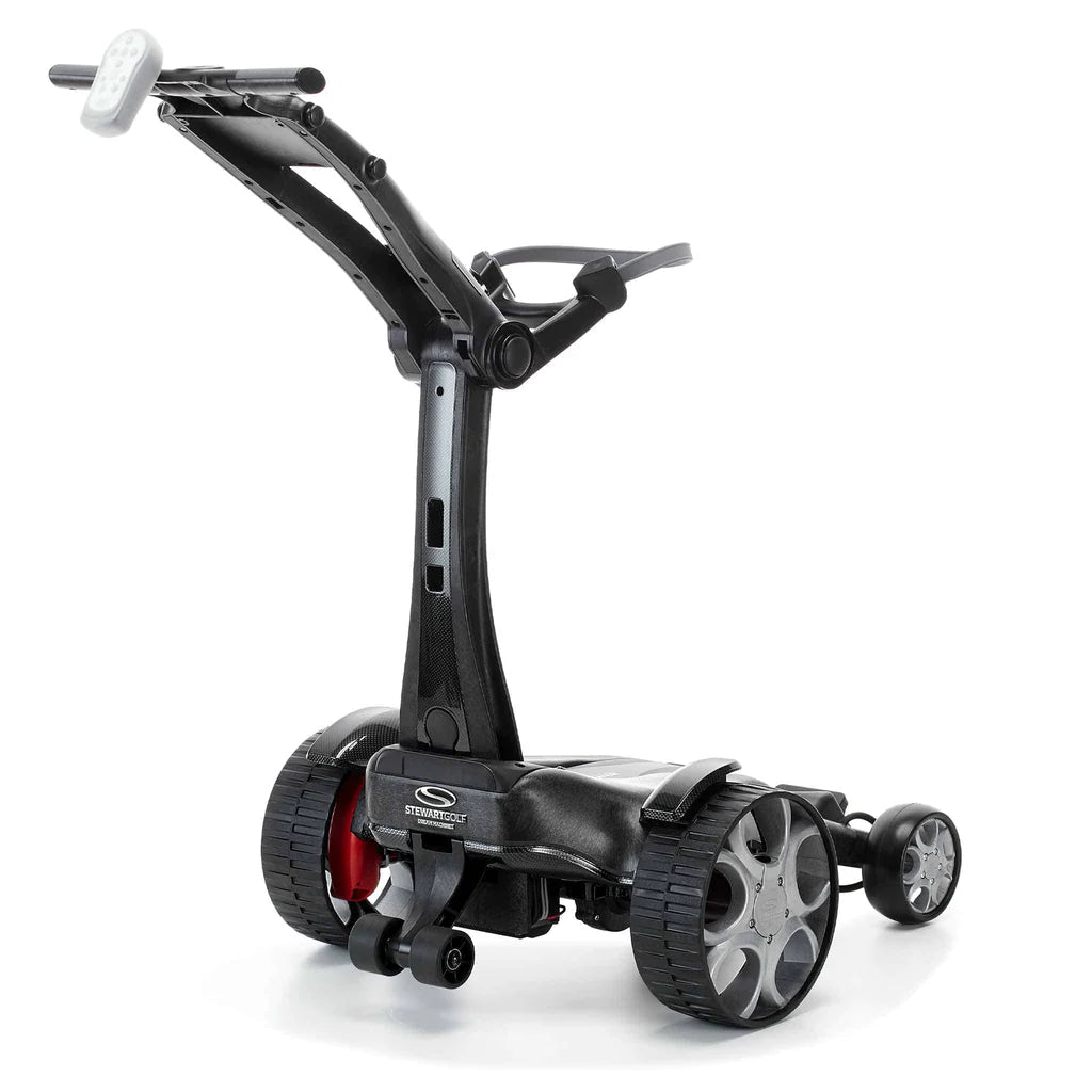 Stewart Golf Q Remote Control & Follow Electric Push Cart - Big Horn Golfer