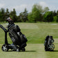 Stewart Golf Q Remote Control & Follow Electric Push Cart - Big Horn Golfer