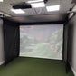 Uneekor QED Golf Package with SportScreen Retractable Golf Studio - Big Horn Golfer